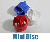 Disques Mini rouges, blancs et bleus